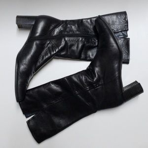 Stuart Weitzman square heeled boots